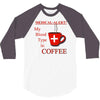 coffee lovers medical alert 3/4 Sleeve Shirt