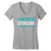 scott sterling the man the myth the legend Women's V-Neck T-Shirt