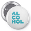 alcohol Pin-back button