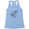 the ghost of disapproval Racerback Tank