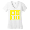 rude Women's V-Neck T-Shirt