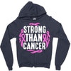 strong than cancer Zipper Hoodie