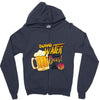 save water drink beer Zipper Hoodie
