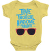 time to go tropical awesome paradise Baby Bodysuit