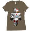 darkwing duck gizmoduck Ladies Fitted T-Shirt