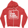 i'd rather be doing gymkhana Zipper Hoodie