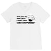my plan humour V-Neck Tee