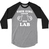 this girl loves her lab 3/4 Sleeve Shirt