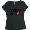 Occupy Mars Women's Triblend Scoop T-shirt