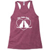 valentine's day love cats Racerback Tank