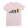 goku evolution (black) Ladies Fitted T-Shirt