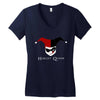 dr. harleen frances quinzel Women's V-Neck T-Shirt