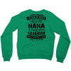 Super Cool Nana Of A Freaking Awesome Grandson Crewneck Sweatshirt