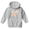 Fight For a Cure Uterine Cancer Awareness Youth Hoodie