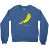 retro velvet underground andy warhol banana rock black t shirt sz s m Crewneck Sweatshirt