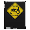 tractor crossing farmer's road warning sign iPad 3 and 4 Case