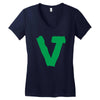 couple v Women's V-Neck T-Shirt