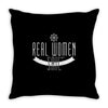 real women sail Throw Pillow