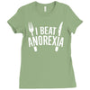 i beat anorexia Ladies Fitted T-Shirt