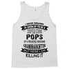 Super Cool Pops Of A Freaking Awesome Granddaughter Tank Top