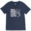 real men love cats V-Neck Tee