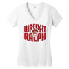 wreck it ralph Women's V-Neck T-Shirt