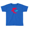 monster fish eats diver Toddler T-shirt