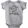 yoda funny slogan retro movie Baby Onesie