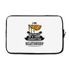 I Am Pizza Actually In A Very Commited Relationship Laptop sleeve