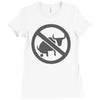 no bullshit Ladies Fitted T-Shirt