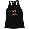 biking down main street Racerback Tank