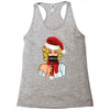pop art christmas Racerback Tank