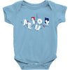 vowel party time Baby Onesie