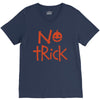 no trick pumpkin halloween V-Neck Tee