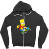 simpson Zipper Hoodie