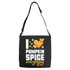 I Love Pumpkin Spice Everything Adjustable Strap Totes