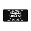 area 51 License Plate
