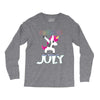 july born unicorns Long Sleeve Shirts
