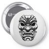 samurai warrior Pin-back button