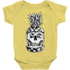 skull pineapple Baby Onesie