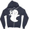 boo drink Zipper Hoodie