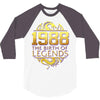 legends are born in 1988 hoodie 5 3/4 Sleeve Shirt