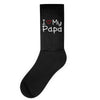 I Love My Papa Socks