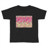 pink triangle print Toddler T-shirt
