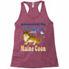 maine coon cat Racerback Tank