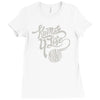 knittaz 4 life Ladies Fitted T-Shirt