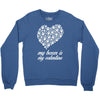 my boxer is my valentine Crewneck Sweatshirt