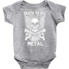 death to all but metal Baby Onesie