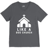 Like A God Church V-Neck Tee