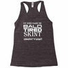 my kids made me bald Racerback Tank